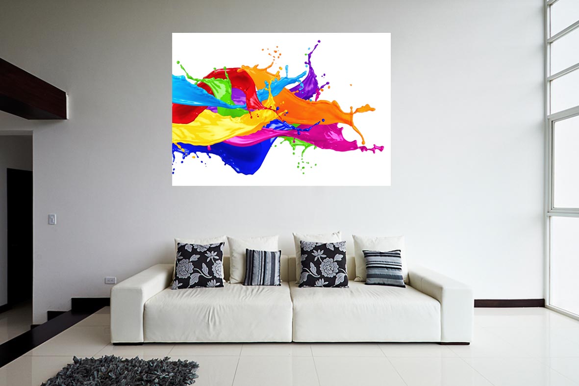 Πίνακας σε φωτογραφία ή σε καμβά με θέμα το paint splash #0005 από το Print-Photos-Online.com!