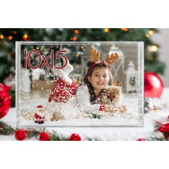 Εκτύπωση φωτογραφίας σε Χριστουγεννιάτικη χιονόμπαλα (snowglob) από το Print-Photos-Online.com