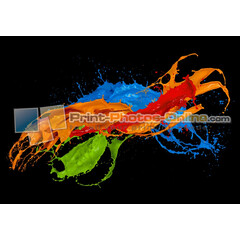 Πίνακας σε φωτογραφία ή σε καμβά με θέμα το paint splash #0003 από το Print-Photos-Online.com!