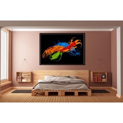 Πίνακας σε φωτογραφία ή σε καμβά με θέμα το paint splash #0003 από το Print-Photos-Online.com!