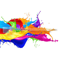 Πίνακας σε φωτογραφία ή σε καμβά με θέμα το paint splash #0005 από το Print-Photos-Online.com!