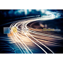 Πίνακας σε φωτογραφία ή σε καμβά με light trails εφέ #0001 από το Print-Photos-Online.com!
