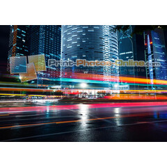 Πίνακας σε φωτογραφία ή σε καμβά με light trails εφέ #0006 από το Print-Photos-Online.com!