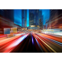 Πίνακας σε φωτογραφία ή σε καμβά με light trails εφέ #0011 από το Print-Photos-Online.com!