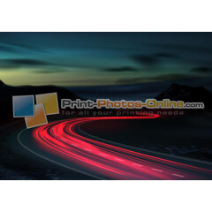 Πίνακας σε φωτογραφία ή σε καμβά με light trails εφέ #0014 από το Print-Photos-Online.com!