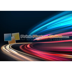 Πίνακας σε φωτογραφία ή σε καμβά με light trails εφέ #0016 από το Print-Photos-Online.com!