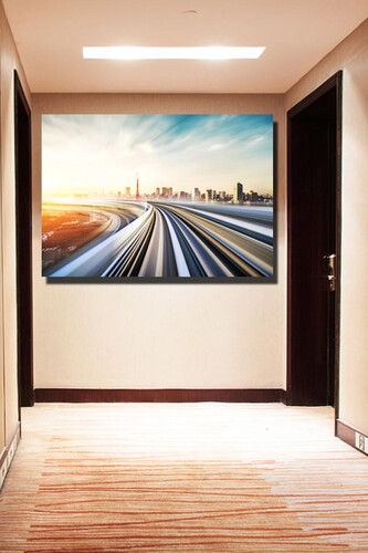 Πίνακας σε φωτογραφία ή σε καμβά με light trails εφέ #0008 από το Print-Photos-Online.com!