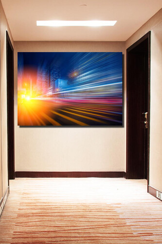 Πίνακας σε φωτογραφία ή σε καμβά με light trails εφέ #0018 από το Print-Photos-Online.com!