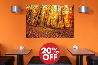 Διακοσμήστε τον χώρο σας με μεγάλες φωτογραφίες & κερδίστε έκπτωση 20%!