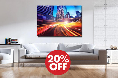 Light trails εφέ σε τιμή γνωριμίας! Διακοσμήστε τον χώρο σας με πίνακες από την συλλογή μας!