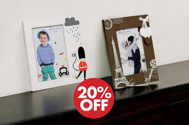 Κερδίστε έκπτωση -20% σε όλες τις κορνίζες​! Μην χάσετε την μοναδική προσφορά!