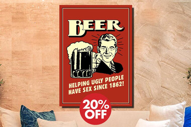 Νέα συλλογή από πίνακες με ρετρό διαφημίσεις & έκπτωση 20%! Διακοσμήστε τον χώρο σας με πίνακες από την συλλογή μας!