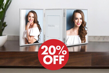 20% Off σε όλες τις κορνίζες! Μόνο για λίγο! Έκπτωση 20% σε όλες τις κορνίζες! Μην χάσετε την μοναδική προσφορά!