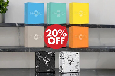 Προσφορά -20% στα άλμπουμ με θήκες, με ριζόχαρτο ή μαγνητικά!