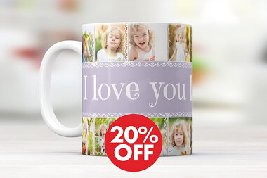 20% Off σε όλες τις κούπες! Έκπτωση 20% σε όλες τις προσωποποιημένες κούπες, σχεδίασε την δική σου τώρα!​