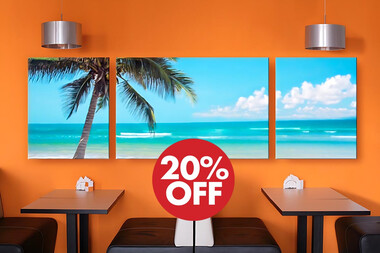 -20% OFF στους πολύπτυχους καμβάδες | Σχεδίασε τον δικό σου τώρα!