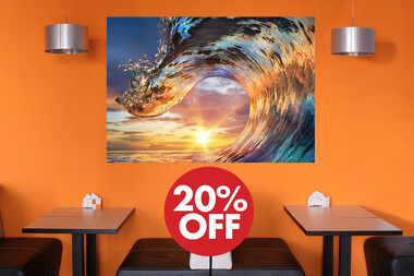 Διακοσμήστε τον χώρο σας με μεγάλες φωτογραφίες! | Έκπτωση 20% σε όλες τις μεγάλες εκτυπώσεις φωτογραφιών!