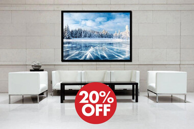 20% Off σε όλους τους πίνακες! Φωτογραφίστε τον τοίχο σας, "τοποθετήστε" τον πίνακα στον χώρο σας με έκπτωση 20%!