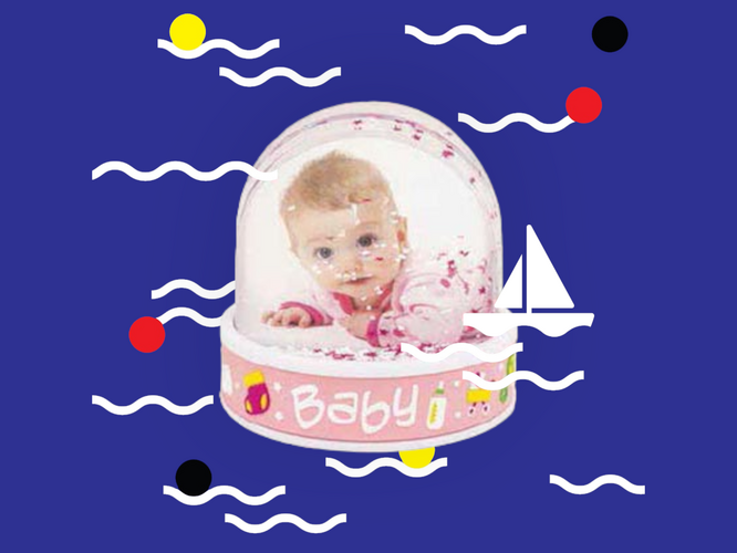 Εκτύπωση φωτογραφίας σε Χιονόμπαλα (snowglob) από το Print-Photos-Online.com