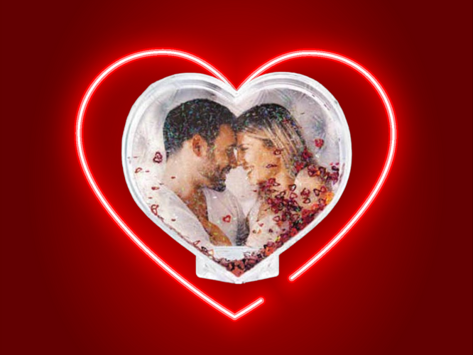 Εκτύπωση φωτογραφίας σε Χιονόμπαλα (snowglob) από το Print-Photos-Online.com