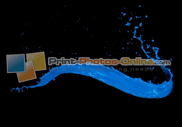 Πίνακας σε φωτογραφία ή σε καμβά με θέμα το paint splash #0002 από το Print-Photos-Online.com!