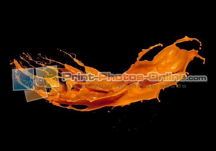 Πίνακας σε φωτογραφία ή σε καμβά με θέμα το paint splash #0004 από το Print-Photos-Online.com!