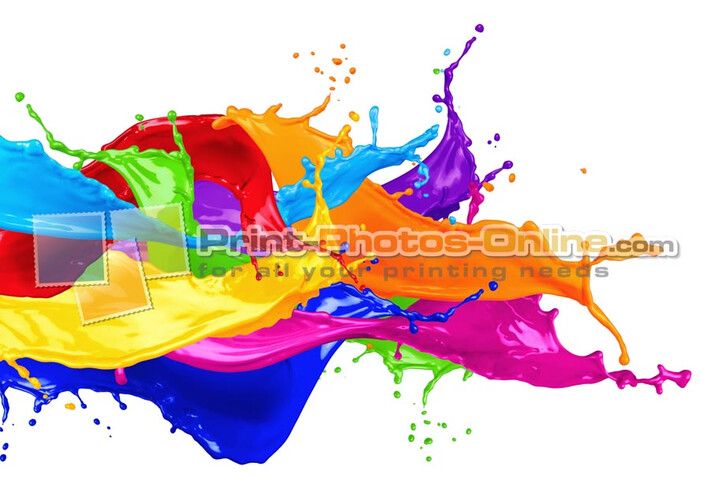 Πίνακας σε φωτογραφία ή σε καμβά με θέμα το paint splash #0005 από το Print-Photos-Online.com!