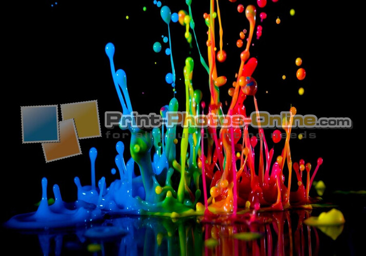Πίνακας σε φωτογραφία ή σε καμβά με θέμα το paint splash #0020 από το Print-Photos-Online.com!