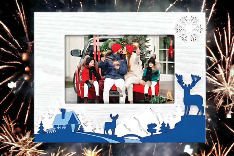 Χριστουγεννιάτικες κορνίζες από το Print-Photos-Online.com