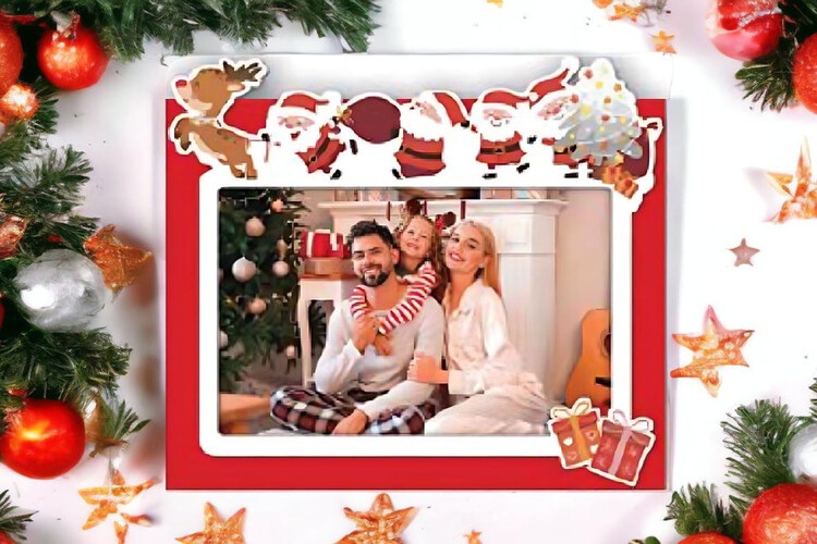 Χριστουγεννιάτικες κορνίζες από το Print-Photos-Online.com