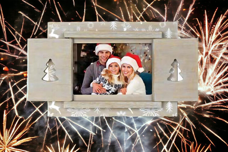 Χριστουγεννιάτικες κορνίζες από το Print-Photos-Online.com