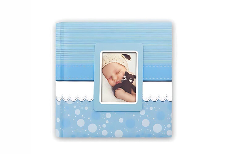 Άλμπουμ φωτογραφιών βάπτισης με ριζόχαρτο από το Print-Photos-Online.com