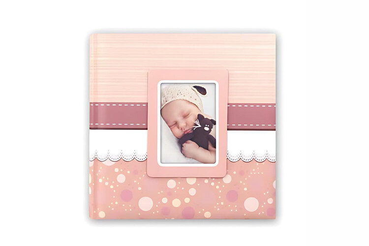 Άλμπουμ φωτογραφιών βάπτισης με ριζόχαρτο από το Print-Photos-Online.com