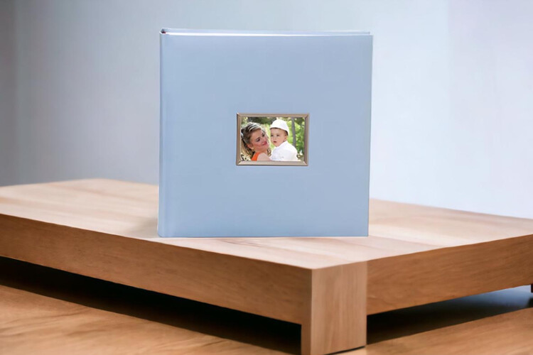 Άλμπουμ φωτογραφιών με ριζόχαρτο Metal Frame (Κωδικός 12651) από το Print-Photos-Online.com