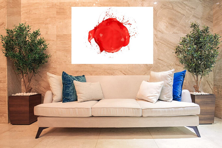 Πίνακας σε φωτογραφία ή σε καμβά με θέμα το paint splash #0001 από το Print-Photos-Online.com!