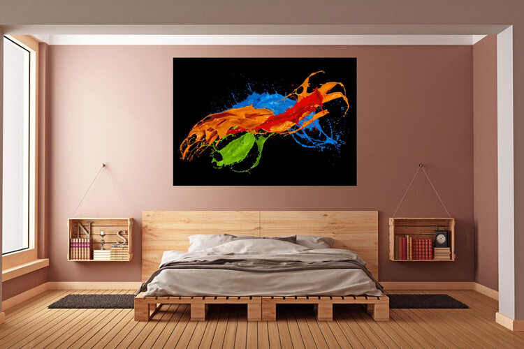 Πίνακας σε φωτογραφία ή σε καμβά με θέμα το paint splash #0003 από το Print-Photos-Online.com!