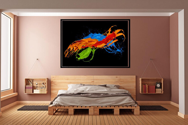 Πίνακας σε φωτογραφία ή σε καμβά με θέμα το paint splash #0003 από το Print-Photos-Online.com!
