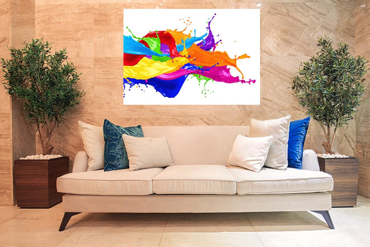 Πίνακας σε φωτογραφία ή σε καμβά με θέμα το paint splash #0005 από το Print-Photos-Online.com!