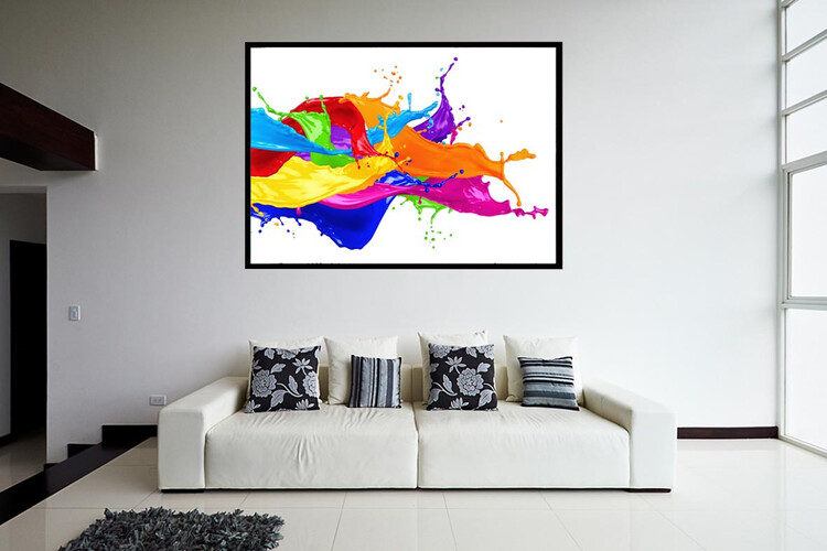 Πίνακας σε φωτογραφία ή σε καμβά με θέμα το paint splash #0005 από το Print-Photos-Online.com!
