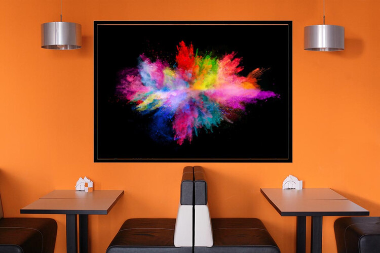 Πίνακας σε φωτογραφία ή σε καμβά με θέμα το paint splash #0006 από το Print-Photos-Online.com!
