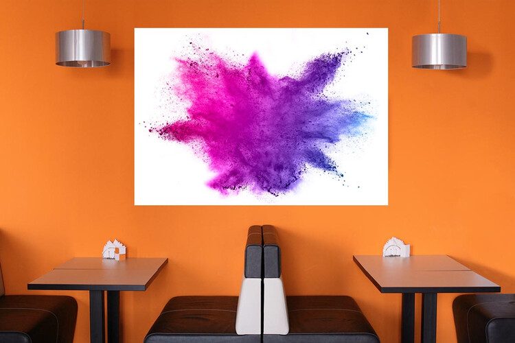 Πίνακας σε φωτογραφία ή σε καμβά με θέμα το paint splash #0011 από το Print-Photos-Online.com!