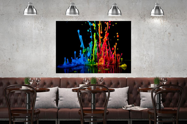 Πίνακας σε φωτογραφία ή σε καμβά με θέμα το paint splash #0020 από το Print-Photos-Online.com!