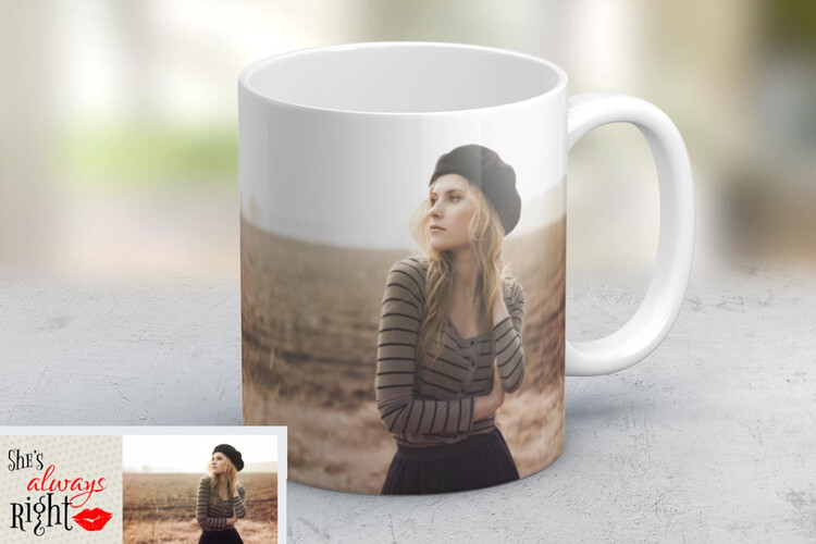 Εκτύπωση φωτογραφίας σε κούπα από το Print-Photos-Online.com