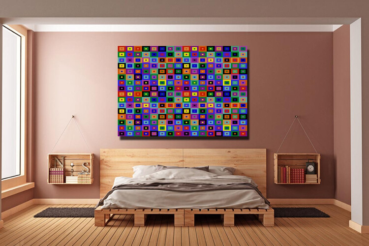 Πίνακας σε φωτογραφία ή σε καμβά με αφηρημένα σχέδια #0003 από το Print-Photos-Online.com!