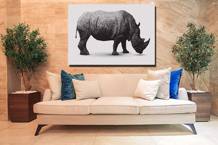 Πίνακας σε φωτογραφία ή σε καμβά με αφηρημένα σχέδια #0009 από το Print-Photos-Online.com!