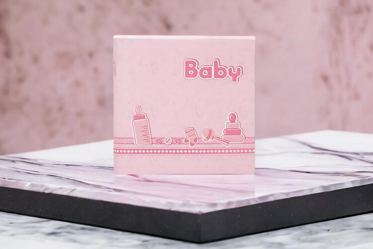 Άλμπουμ φωτογραφιών με ριζόχαρτο Bebe (Κωδικός BE2420) από το Print-Photos-Online.com