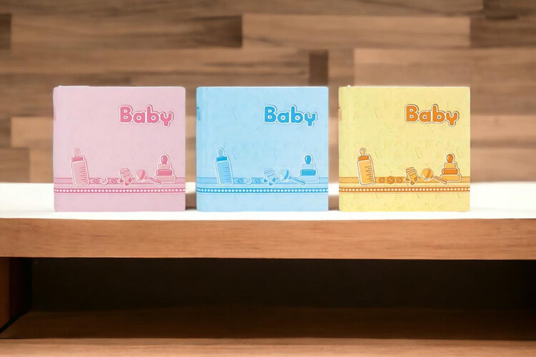 Άλμπουμ φωτογραφιών με ριζόχαρτο Bebe (Κωδικός BE2420) από το Print-Photos-Online.com