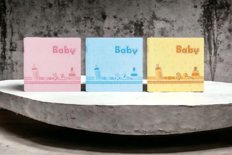 Άλμπουμ φωτογραφιών με ριζόχαρτο Bebe (Κωδικός BE2420) από το Print-Photos-Online.com