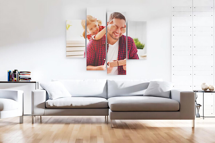 Εκτύπωση φωτογραφίας σε πολύπτυχο καμβά από το Print-Photos-Online.com