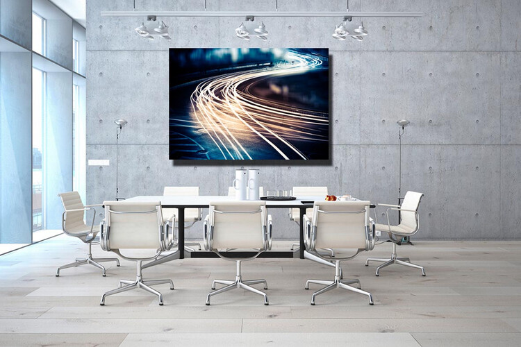 Πίνακας σε φωτογραφία ή σε καμβά με light trails εφέ #0001 από το Print-Photos-Online.com!